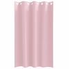 vidaXL Fekete Függöny Gyűrűkkel 2 pcs Babarózsaszín 175 x 140 cm