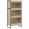 vidaXL K&ouml;nyvespolc 60 x 30 x 121 cm Szerelt Fa Sonoma