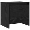 vidaXL &Eacute;jjeliszekr&eacute;ny Fekete t&ouml;lgy 45 x 34 x 44,5 cm Szerelt Fa