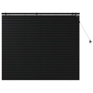 vidaXL Zsaluzia Fekete 140 x 130 cm 35 mm Massz&iacute;v Paulownia fa