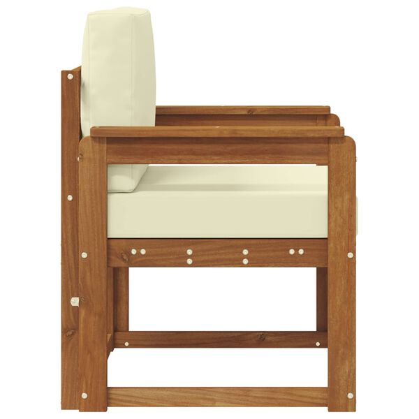 vidaXL K&uuml;lt&eacute;ri kanap&eacute; T&ouml;m&ouml;r ak&aacute;cfa &eacute;s poli&eacute;szter Term&eacute;szetes