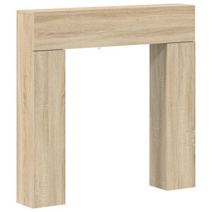 vidaXL Kandall&oacute;keret Sonoma T&ouml;lgy 102 x 18 x 100,5 cm Szerelt Fa