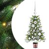 vidaXL Kar&aacute;csonyfa 150 LED-del &aacute;llv&aacute;nnyal Z&ouml;ld 65 cm PE