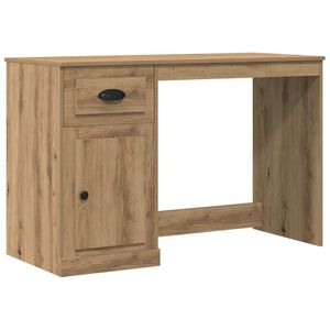 vidaXL Asztal Artisan t&ouml;lgy 50 x 115 x 75 cm Szerelt Fa