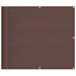 vidaXL barna 100% oxford poli&eacute;szter erk&eacute;lyparav&aacute;n 90 x 700 cm