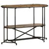 vidaXL t&ouml;m&ouml;r &uacute;jrahasznos&iacute;tott fa konzolasztal 110 x 42 x 76 cm