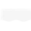 vidaXL Napellenző ponyva Fehér 380 x 195 cm Poliészter