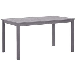 vidaXL sz&uuml;rke antikolt t&ouml;m&ouml;r ak&aacute;cfa kerti asztal 140 x 80 x 74 cm