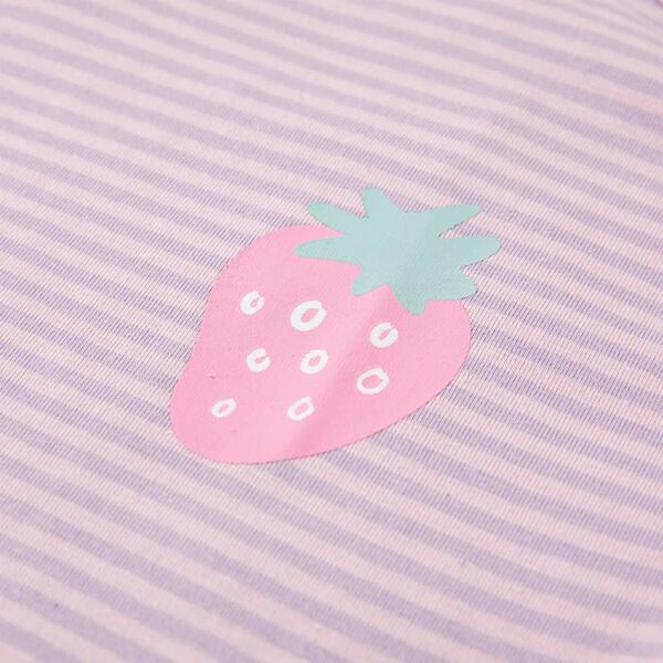 Lila fodros ujj&uacute; gyerekp&oacute;l&oacute; 140