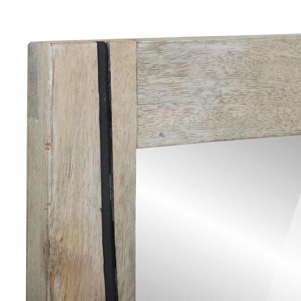 vidaXL F&uuml;rdőszobai t&uuml;k&ouml;r t&uuml;k&ouml;rrel Barna 70 x 50 x 2,5 cm