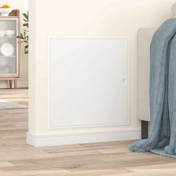 vidaXL Hozz&aacute;f&eacute;r&eacute;si panel Feh&eacute;r 63 x 33 x 3 cm Ac&eacute;l