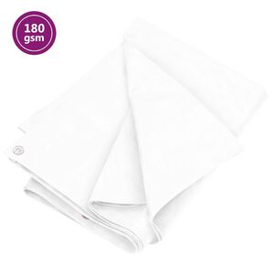 vidaXL feh&eacute;r HDPE takar&oacute;ponyva 180 g/m&sup2; 3 x 4 m