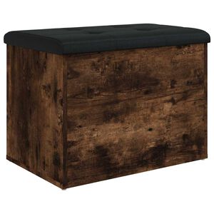 vidaXL f&uuml;st&ouml;s t&ouml;lgy sz&iacute;nű szerelt fa t&aacute;rol&oacute;pad 62 x 42 x 45 cm