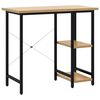 vidaXL fekete-t&ouml;lgysz&iacute;nű MDF &eacute;s f&eacute;m sz&aacute;m&iacute;t&oacute;g&eacute;pasztal 80 x 40 x 72 cm