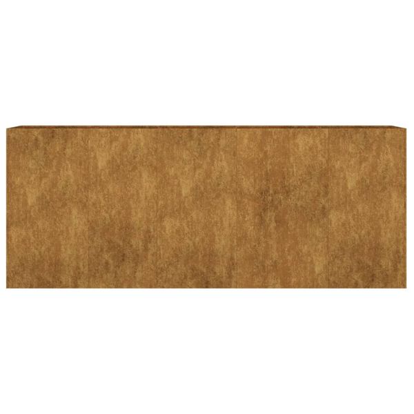 vidaXL corten acél kerti magaságyás 200x40x80 cm