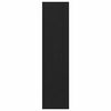 vidaXL Ruhásszekrény tárolóval Musta tammi 30 x 50 x 200 cm Faanyag