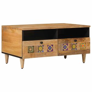 vidaXL Doh&aacute;nyz&oacute;asztal Term&eacute;szetes 80 x 54 x 40 cm T&ouml;m&ouml;r Mang&oacute;f&aacute;t