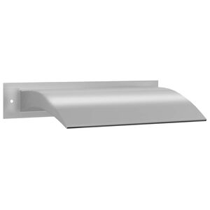 vidaXL ez&uuml;stsz&iacute;nű rozsdamentes ac&eacute;l medencesz&ouml;kők&uacute;t 45 x 26 x 13 cm
