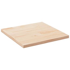 vidaXL t&ouml;m&ouml;r fenyőfa asztallap 80x80x2,5 cm, n&eacute;gyzet alak&uacute;