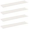 vidaXL Lebegő polc 4 db Feh&eacute;r 100 x 18 x 2,5 cm Ac&eacute;l