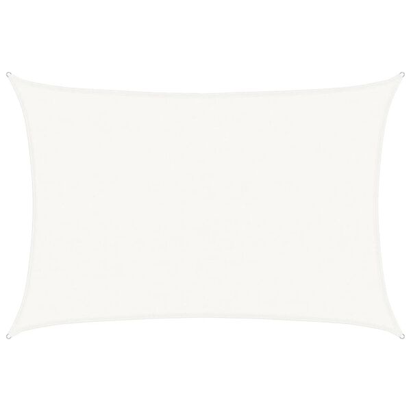 vidaXL feh&eacute;r HDPE napvitorla 160 g/m&sup2; 4 x 5 m