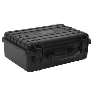vidaXL fekete PP hordozhat&oacute; rep&uuml;lős tok 47 x 36 x 18 cm