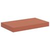 vidaXL Falpolc Falra szerelhető 2 pcs Piros 40 x 23,5 x 4 cm Faanyag