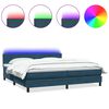 vidaXL s&ouml;t&eacute;tk&eacute;k b&aacute;rsony rug&oacute;s &eacute;s LED-es &aacute;gy matraccal 180x220 cm