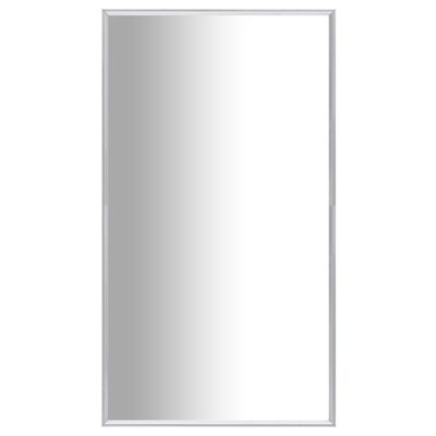 vidaXL ezüstszínű tükör 80 x 60 cm