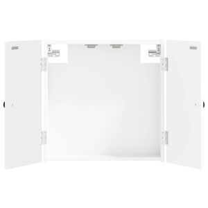 vidaXL Darts szekr&eacute;ny BREDA Feh&eacute;r 52,5 x 10,5 x 53,5 cm Szerelt Fa