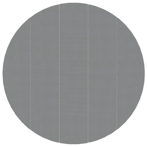 vidaXL világosszürke poliészter geotextília medencealátét Ø 550 cm