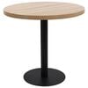 vidaXL vil&aacute;gosbarna MDF bisztr&oacute;asztal 80 cm