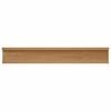 vidaXL Falpolc polcokkal t&aacute;rol&oacute;val 4 pcs Barna 60 x 9 x 3 cm Faanyag
