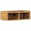 vidaXL t&ouml;m&ouml;r nyers mang&oacute;fa falra szerelhető TV-szekr&eacute;ny 60x30x19 cm