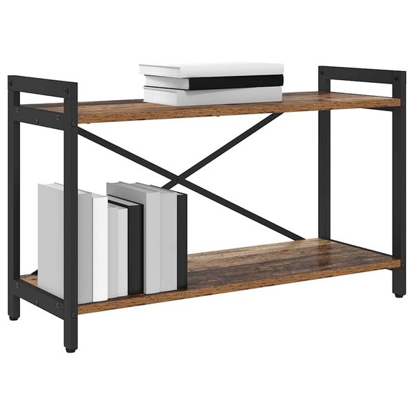 vidaXL K&ouml;nyvespolc R&eacute;gi fa 40 x 30 x 85 cm Faanyag