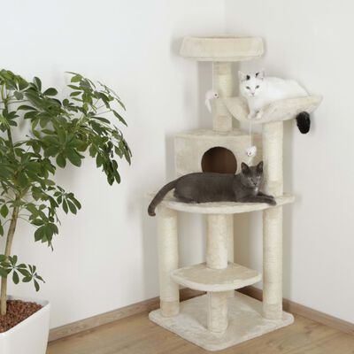 Kerbl "Zirkonia" krémszínű sarok macskakaparófa 130cm