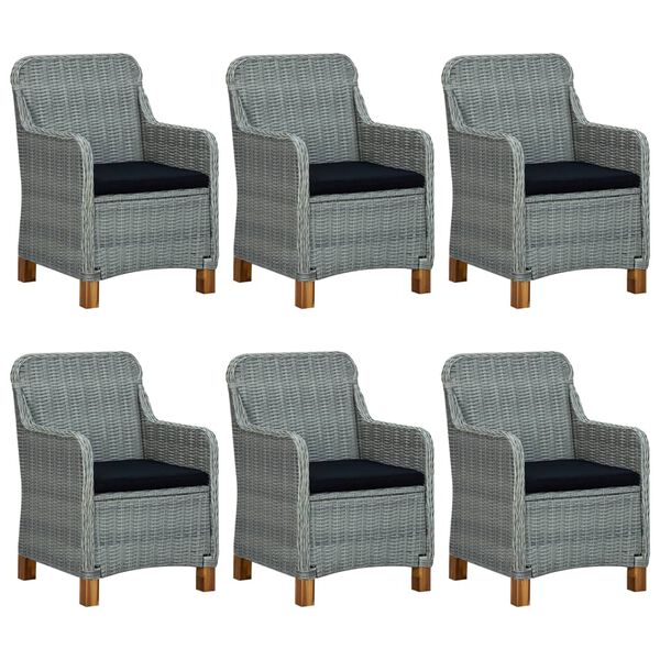 vidaXL 9 r&eacute;szes vil&aacute;gossz&uuml;rke kerti &eacute;tkezőgarnit&uacute;ra