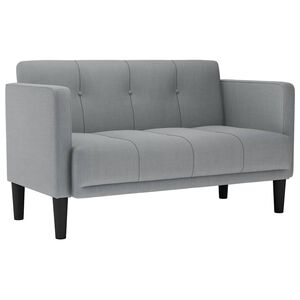 vidaXL vil&aacute;gossz&uuml;rke sz&ouml;vet loveseat kanap&eacute; 111 cm