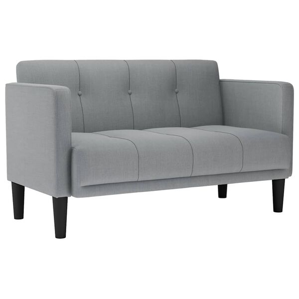 vidaXL vil&aacute;gossz&uuml;rke sz&ouml;vet loveseat kanap&eacute; 111 cm