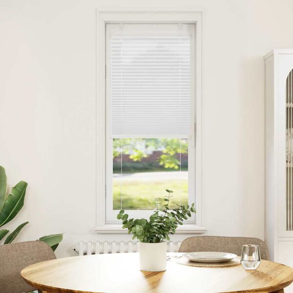 vidaXL plisz&iacute;rozott redőny Feh&eacute;r 40x150 cm sz&ouml;vetsz&eacute;less&eacute;g 39,4 cm