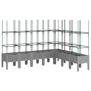 vidaXL vil&aacute;gossz&uuml;rke PP r&aacute;csos kerti &uuml;ltetől&aacute;da 200 x 160 x 142,5 cm