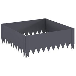 vidaXL Fűszeg&eacute;lyez&eacute;s 60 x 60 x 20 cm Ac&eacute;l Antracitsz&uuml;rke