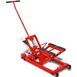 Hidraulikus Motorker&eacute;kp&aacute;r/ATV emelő 680 kg piros