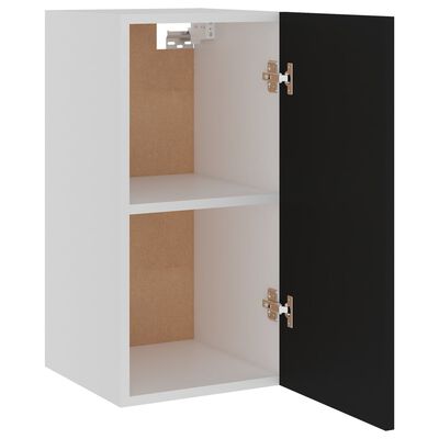 vidaXL fekete forgácslap függő szekrény 29,5 x 31 x 60 cm