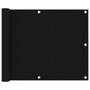 vidaXL fekete oxford-sz&ouml;vet erk&eacute;lyparav&aacute;n 75 x 300 cm