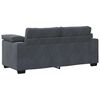 vidaXL sötétszürke bársony loveseat kanapé 140 cm