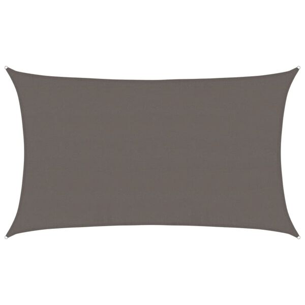 vidaXL antracitsz&uuml;rke HDPE napvitorla 160 g/m&sup2; 5 x 8 m