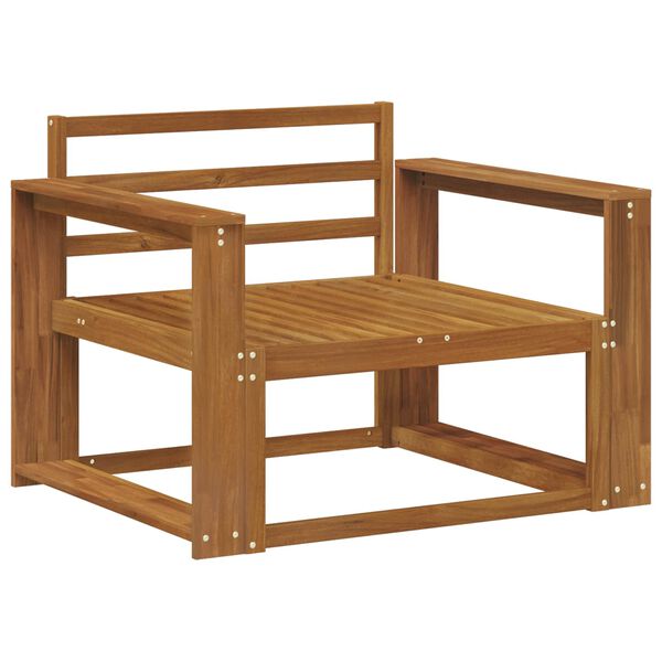 vidaXL K&uuml;lt&eacute;ri k&ouml;z&eacute;pső kanap&eacute; T&ouml;m&ouml;r Ak&aacute;cfa Term&eacute;szetes