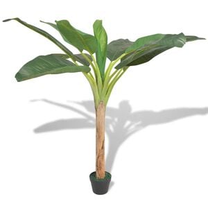 vidaXL műban&aacute;nfa vir&aacute;gcser&eacute;ppel 150 cm z&ouml;ld