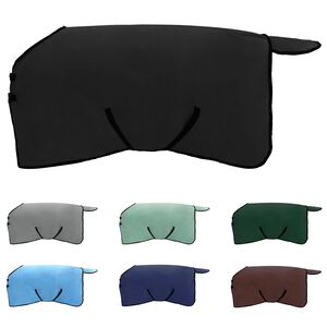 vidaXL L&oacute; Takar&oacute; Fekete Poli&eacute;szter